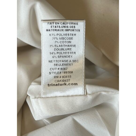 Trina Turk White Aperitif Dress 4 - Picture 12 of 13